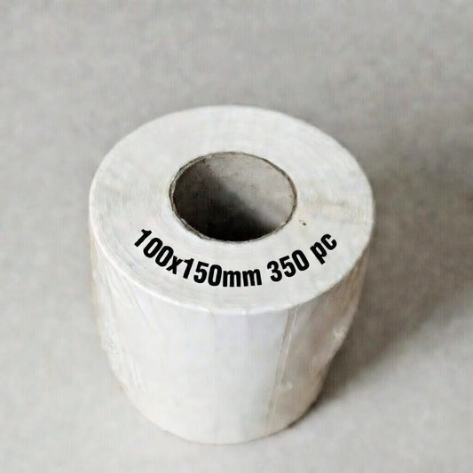 Direct Thermal Shipping Labels 100 x 150 mm, 350 Labels (1 Roll x 350)